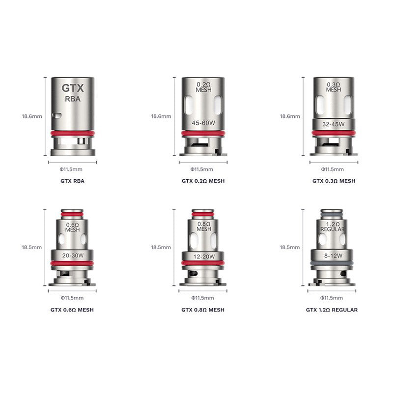 Vaporesso GTX Coils - 5 Pack