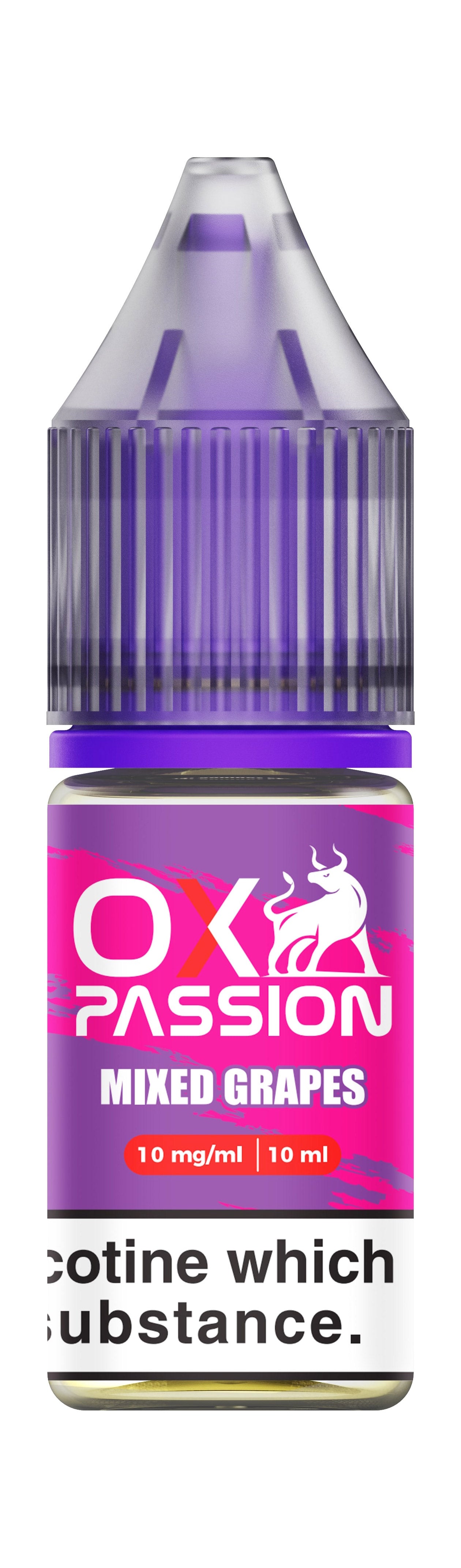 Ox Passion - Nic Salt - Mixed Grapes