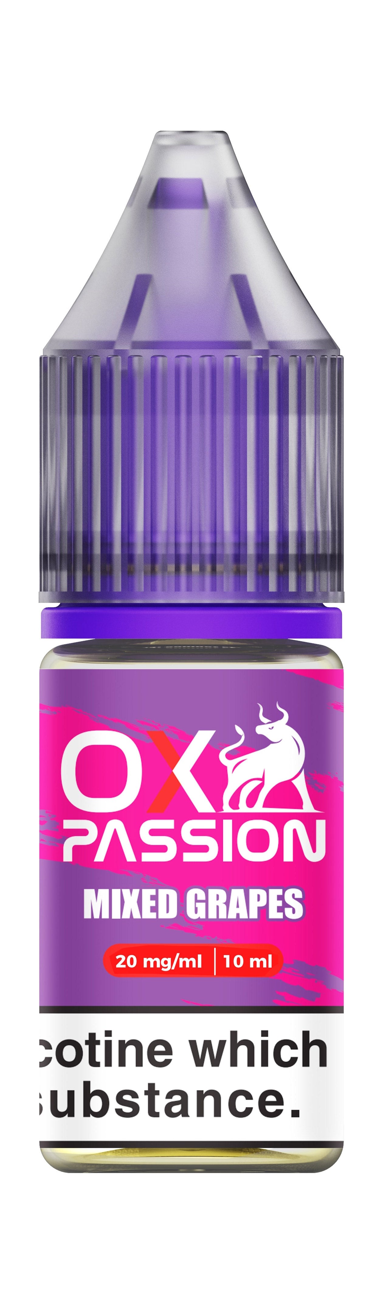 Ox Passion - Nic Salt - Mixed Grapes