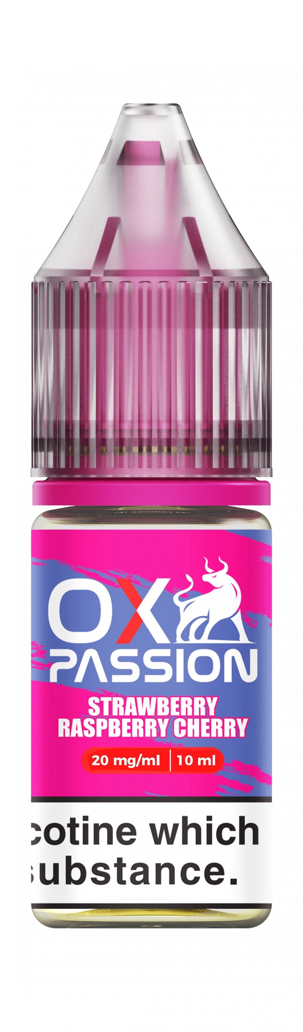 Ox Passion - Nic Salt - Strawberry Raspberry Cherry