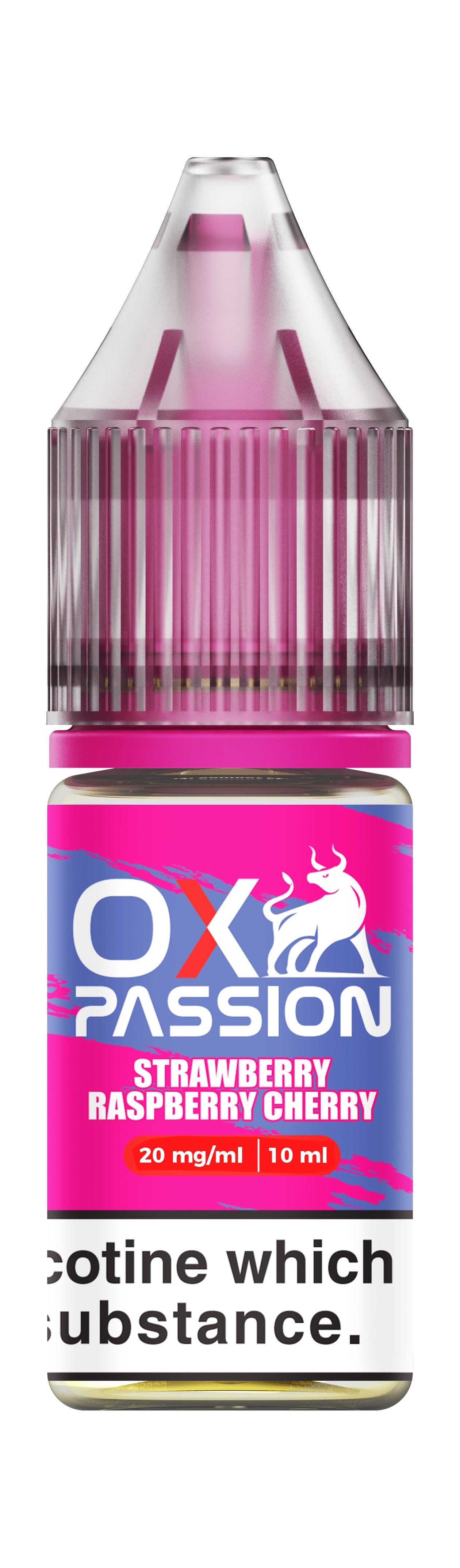 Ox Passion - Nic Salt - Strawberry Raspberry Cherry