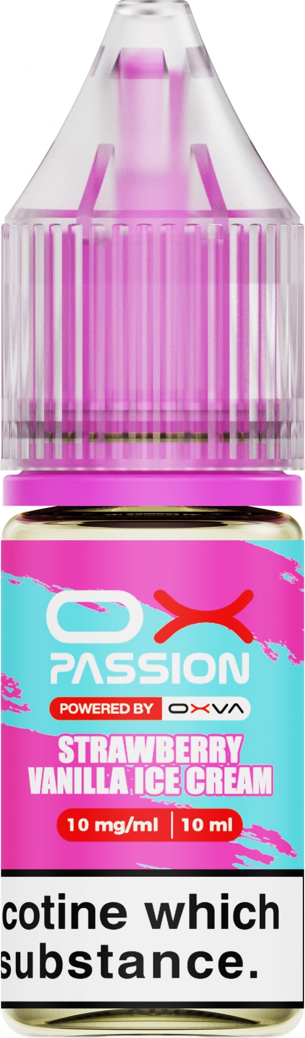 Ox Passion - Nic Salt - Strawberry Vanilla Ice Cream
