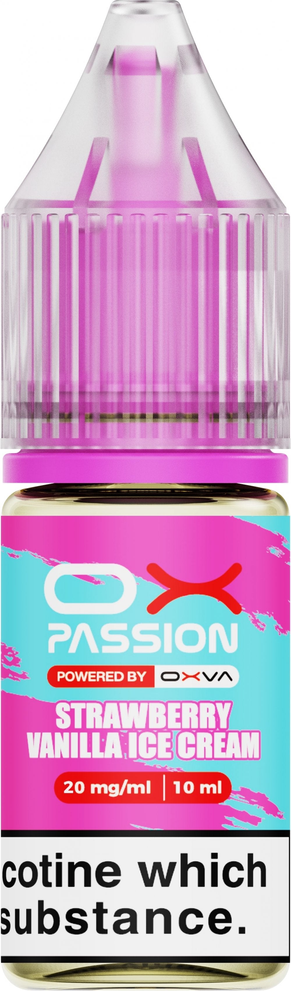 Ox Passion - Nic Salt - Strawberry Vanilla Ice Cream