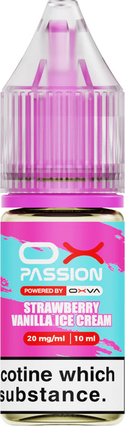 Ox Passion - Nic Salt - Strawberry Vanilla Ice Cream