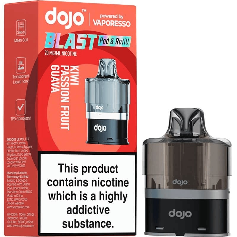 DOJO BLAST 6000 Pod (Powered by Vaporesso) &amp; Refill -