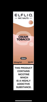 Elf Bar ELFLIQ - Nic Salt - Cream Tobacco