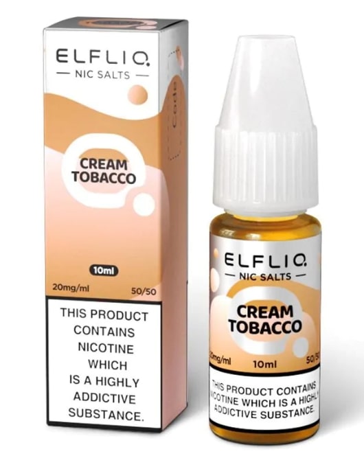 Elf Bar ELFLIQ - Nic Salt - Cream Tobacco