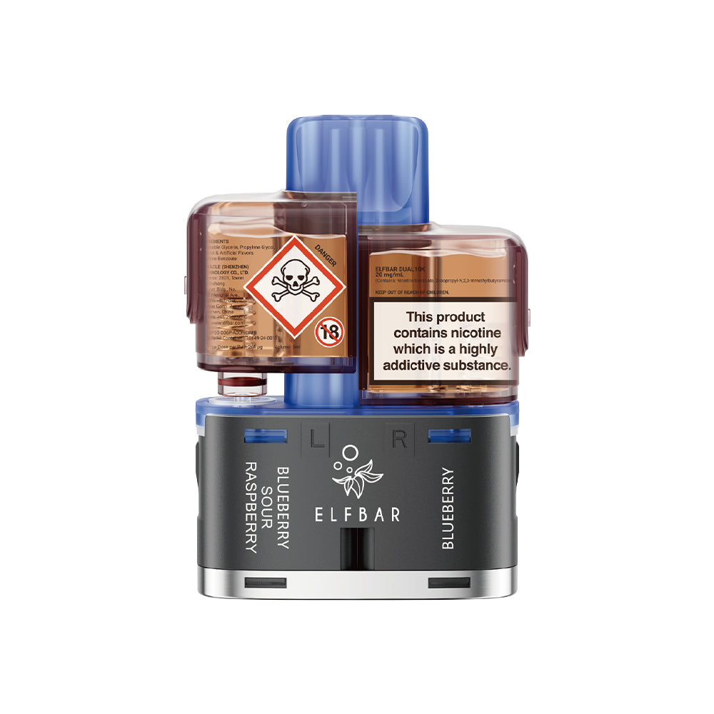 Elf Bar Dual 10K Pod &amp; Refill - Blueberry Edition