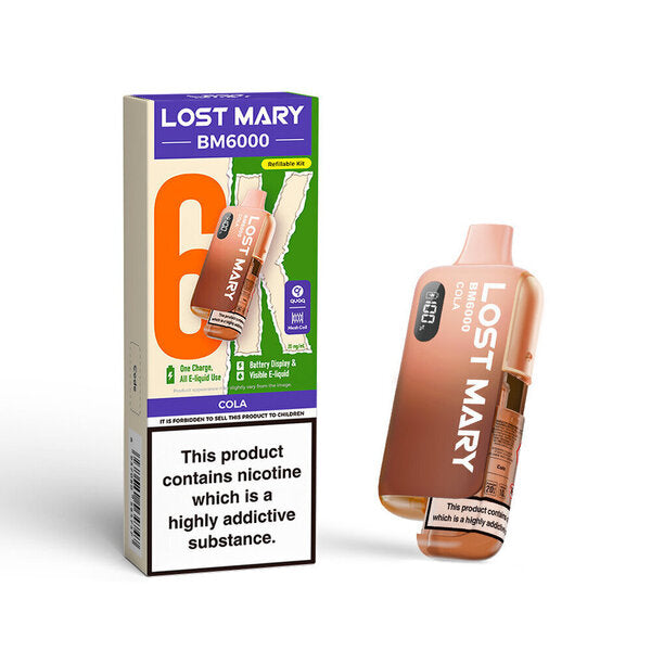 Lost Mary BM6000 Pre Filled Pod Kit - Cola