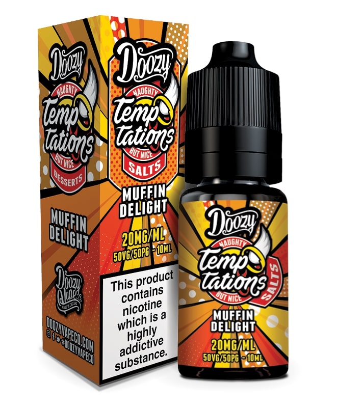 Doozy Vape - Temptations Salts - Muffin Delight