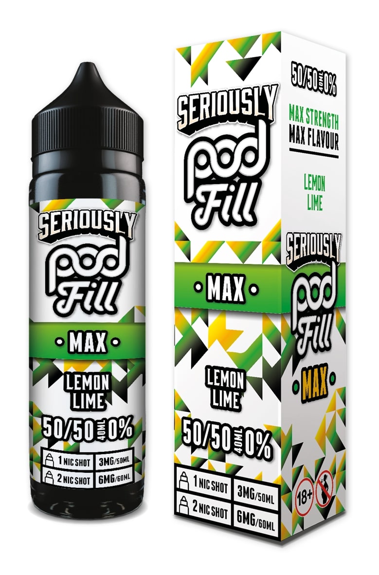 Doozy Vape - Seriously Pod Fill Max - 40ml - Lemon Lime