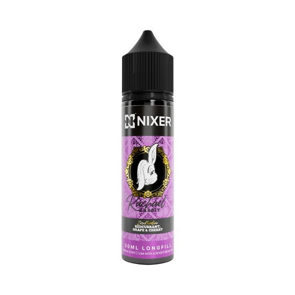 Nixer X Rachael Rabbit - 30ml - Redcurrant Grape &amp; Cherry - Longfill