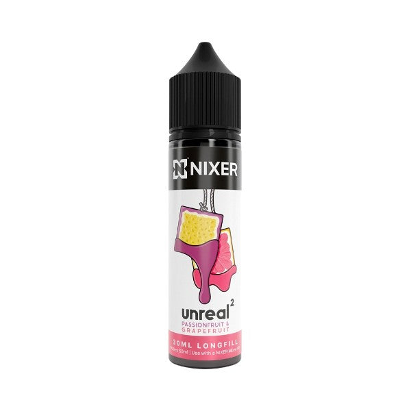 Nixer X Unreal 2 -  30ml - Passionfruit &amp; Grapefruit - Longfill
