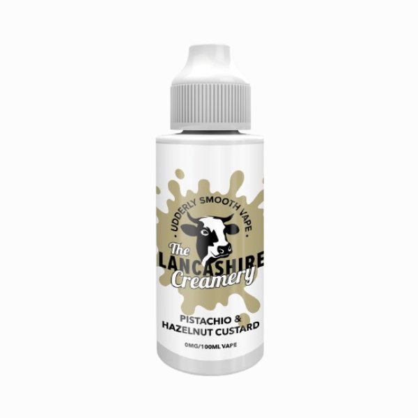 The Lancashire Creamery - 100ml - Pistachio &amp; Hazelnut Custard