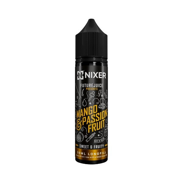 Nixer X Future Juice - 30ml - Mango &amp; Passionfruit - Longfill