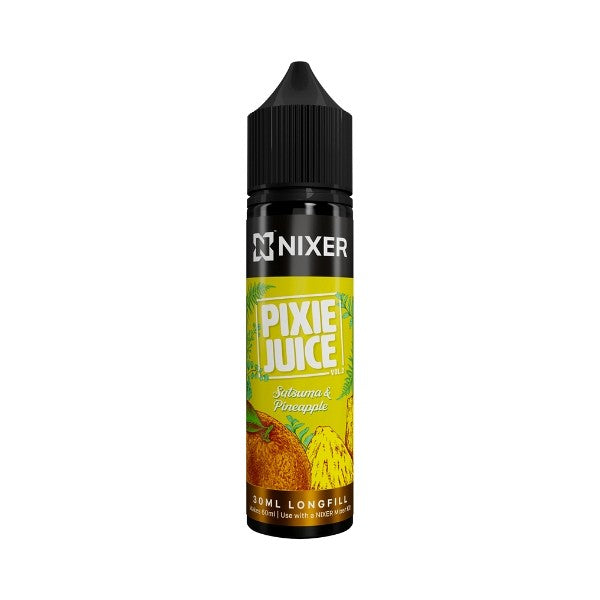 Nixer X Pixie Juice - 30ml - Satsuma &amp; Pineapple - Longfill