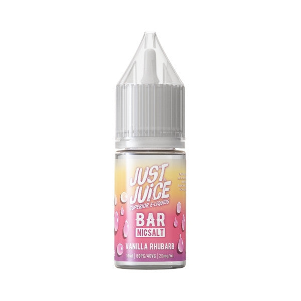 Just Juice Bar - Nic Salt - Vanilla Rhubarb