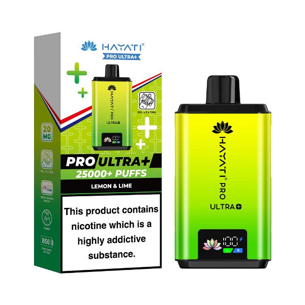 Hayati Pro Ultra+ 25000 - Pod Kit Lemon &amp; Lime]