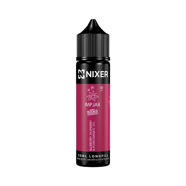 Nixer X Imp Jar - 30ml - Blueberry, Raspberry &amp; Pomegranate - Longfill