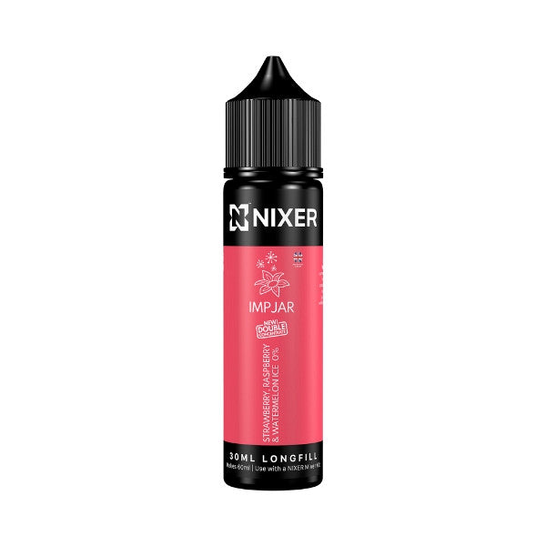 Nixer X Imp Jar - 30ml - Strawberry, Raspberry &amp; Watermelon Ice - Longfill