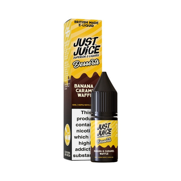 Just Juice Desserts - Nic Salt - Banana &amp; Caramel Waffle