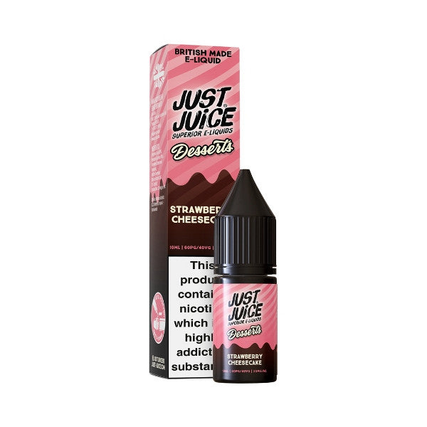 Just Juice Desserts - Nic Salt - Strawberry Cheesecake