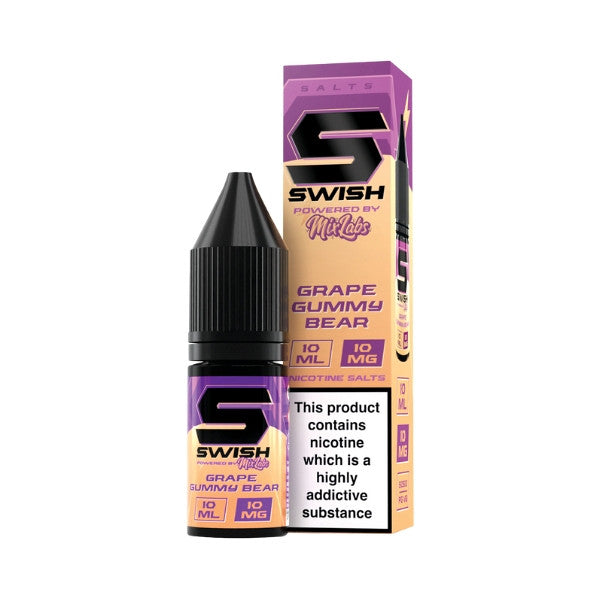 Swish X Mix Labs - Nic Salt - Grape Gummy Bear