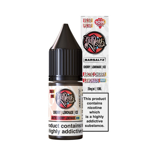 Ruthless Bar Saltz - Nic Salt - Arctic Cherry Lemonade On Ice