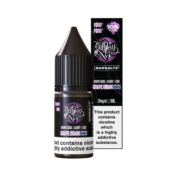 Ruthless Classic Bar Saltz - Nic Salt - Grape Drank On Ice