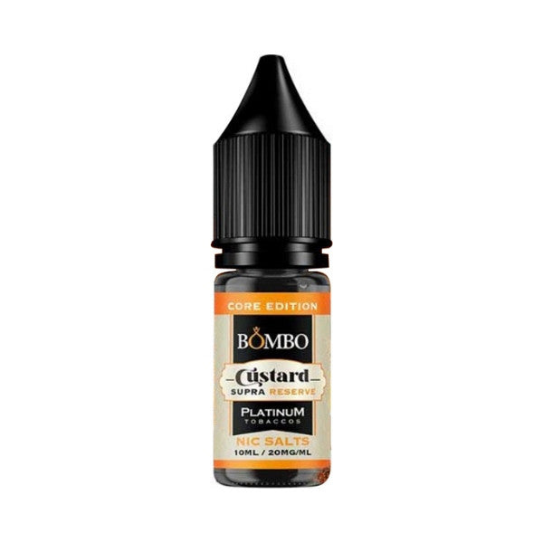 Bombo Platinum Tobaccos - Nic Salt - Custard Supra Reserve