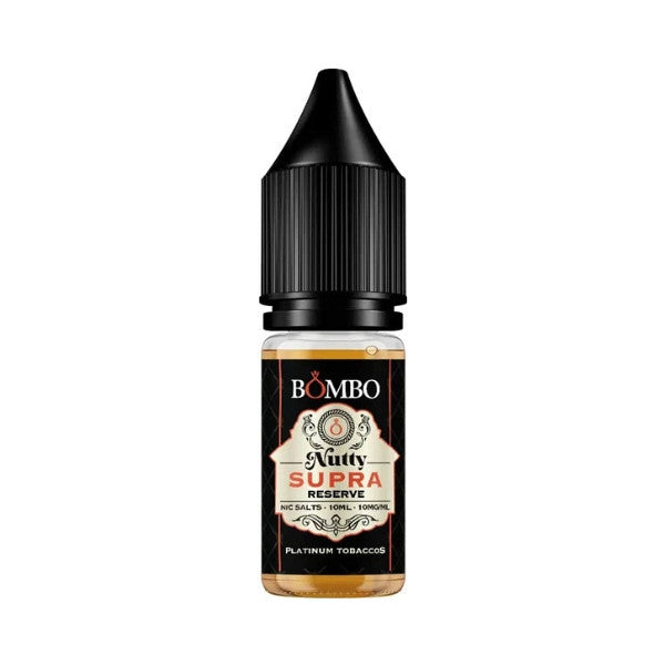 Bombo Platinum Tobaccos - Nic Salt - Nutty Supra Reserve